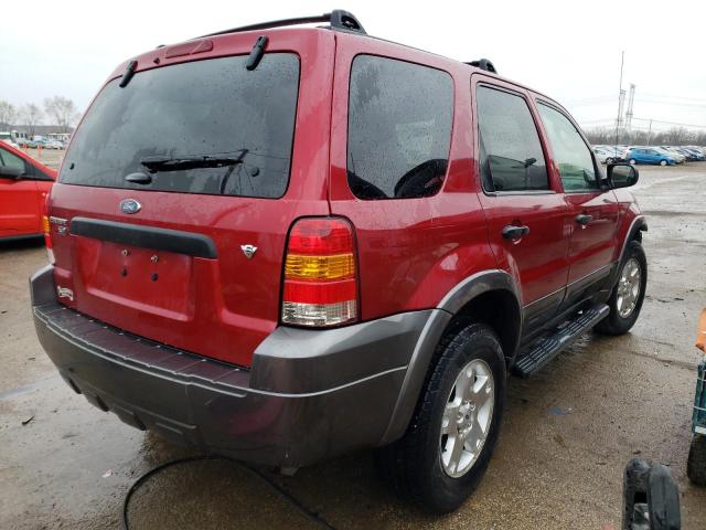 1FMYU03126KA55182 - 2006 FORD ESCAPE XLT BURGUNDY photo 3