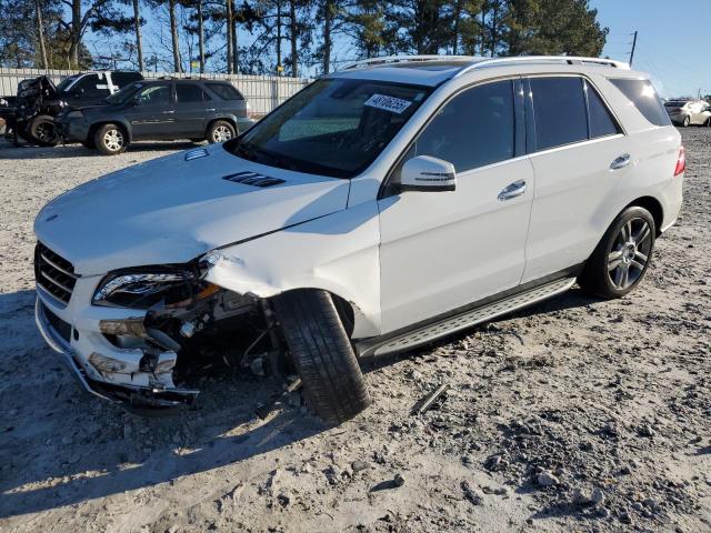 4JGDA5HB6FA615880 - 2015 MERCEDES-BENZ ML 350 4MATIC WHITE photo 1