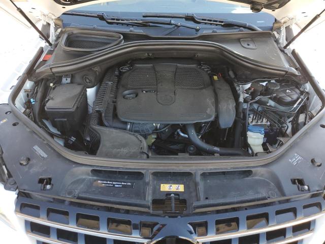 4JGDA5HB6FA615880 - 2015 MERCEDES-BENZ ML 350 4MATIC WHITE photo 12