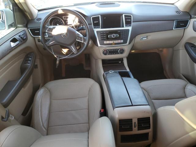 4JGDA5HB6FA615880 - 2015 MERCEDES-BENZ ML 350 4MATIC WHITE photo 8