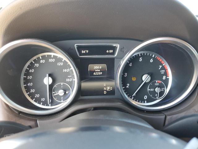 4JGDA5HB6FA615880 - 2015 MERCEDES-BENZ ML 350 4MATIC WHITE photo 9