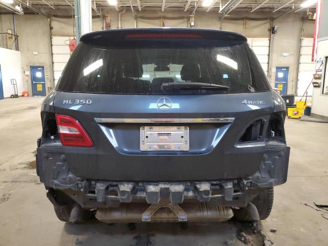 4JGDA5HBXCA027301 - 2012 MERCEDES-BENZ ML 350 4MATIC GRAY photo 6