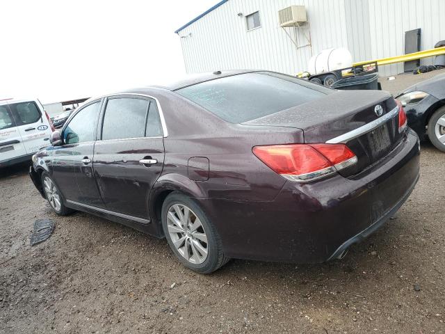 4T1BK3DB1BU396480 - 2011 TOYOTA AVALON BASE BURGUNDY photo 2