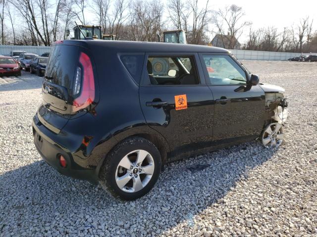 KNDJN2A21J7895816 - 2018 KIA SOUL BLACK photo 3