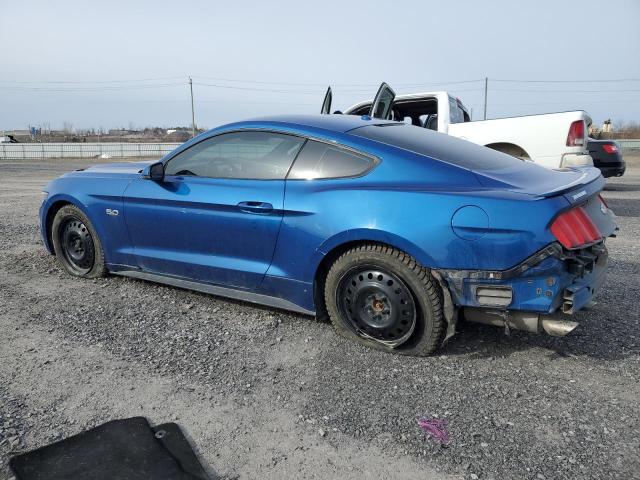 1FA6P8CF1H5311106 - 2017 FORD MUSTANG GT BLUE photo 2