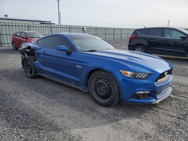 1FA6P8CF1H5311106 - 2017 FORD MUSTANG GT BLUE photo 4