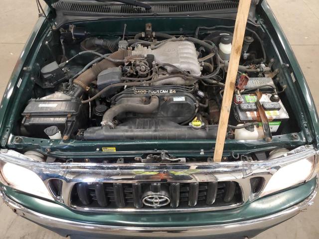 5TEWN72N42Z885982 - 2002 TOYOTA TACOMA XTRACAB GREEN photo 11