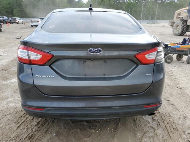 1FA6P0H74F5119243 - 2015 FORD FUSION SE GRAY photo 6