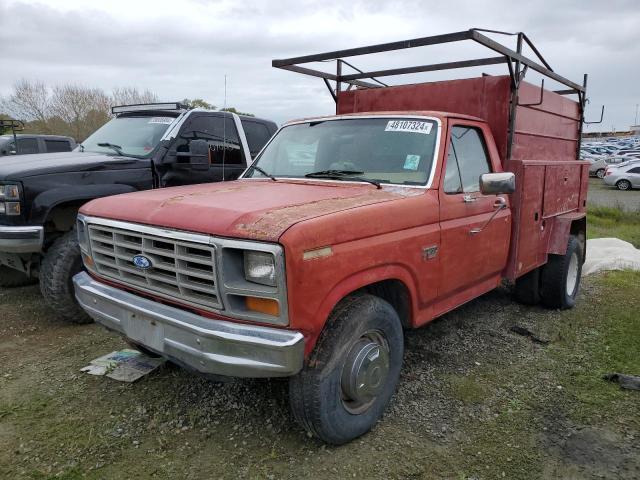 1FTHF25L5GPB91254 - 1986 FORD F250 RED photo 1