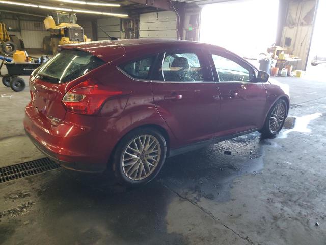 1FADP3N25EL457536 - 2014 FORD FOCUS TITANIUM RED photo 3