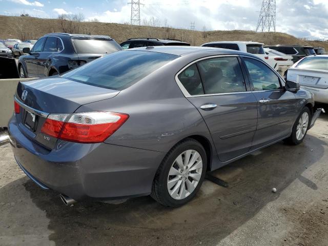 1HGCR3F87EA024879 - 2014 HONDA ACCORD EXL GRAY photo 3