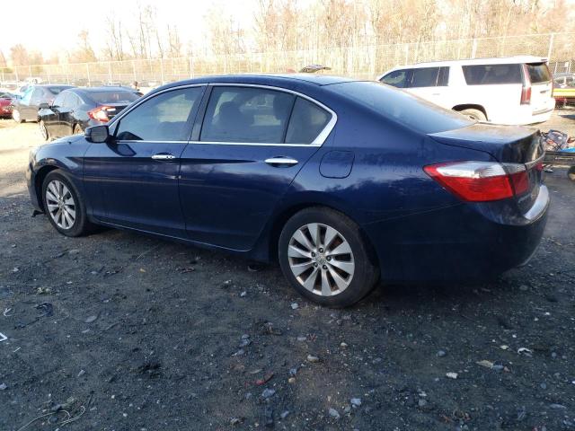 1HGCR2F71FA205141 - 2015 HONDA ACCORD EX BLUE photo 2