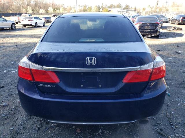 1HGCR2F71FA205141 - 2015 HONDA ACCORD EX BLUE photo 6