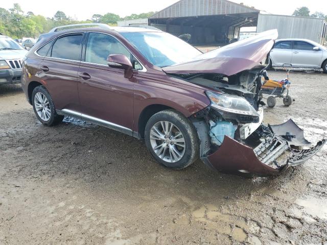 2T2ZK1BA9DC106340 - 2013 LEXUS RX 350 BURGUNDY photo 4