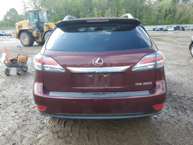 2T2ZK1BA9DC106340 - 2013 LEXUS RX 350 BURGUNDY photo 6