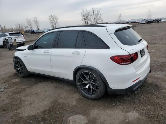 W1N0G6EBXNV352904 - 2022 MERCEDES-BENZ GLC 43 4MATIC AMG WHITE photo 2