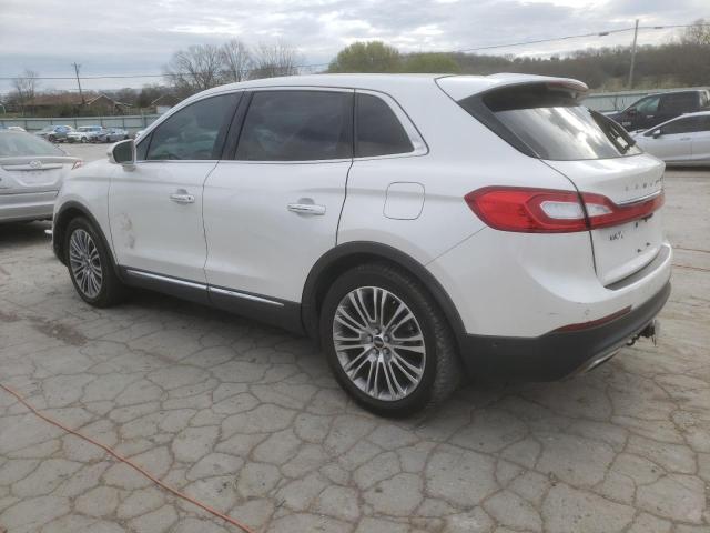 2LMTJ6LRXGBL40918 - 2016 LINCOLN MKX RESERVE WHITE photo 2