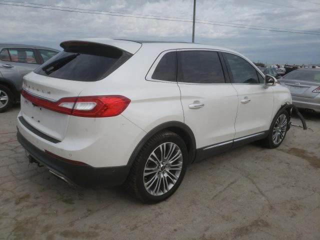 2LMTJ6LRXGBL40918 - 2016 LINCOLN MKX RESERVE WHITE photo 3