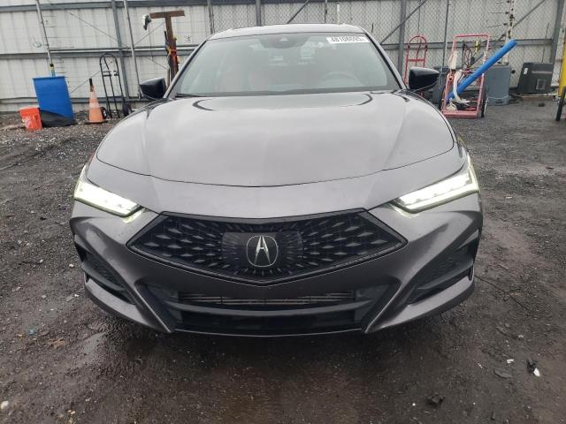 19UUB6F59MA004180 - 2021 ACURA TLX TECH A GRAY photo 5