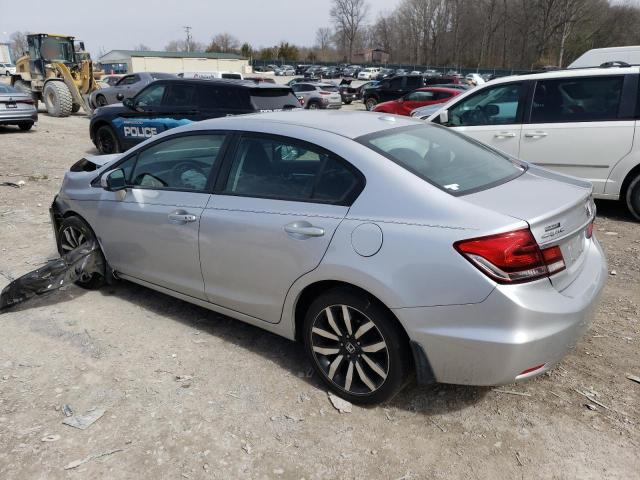 19XFB2F97FE079429 - 2015 HONDA CIVIC EXL SILVER photo 2
