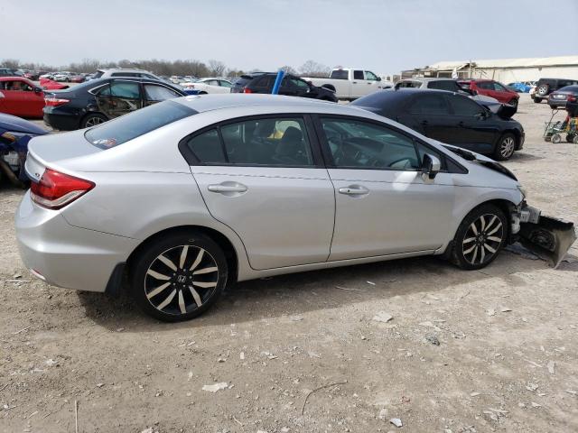 19XFB2F97FE079429 - 2015 HONDA CIVIC EXL SILVER photo 3