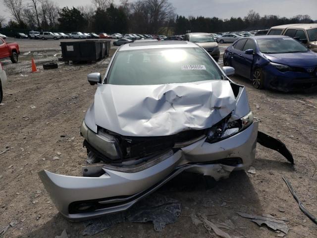 19XFB2F97FE079429 - 2015 HONDA CIVIC EXL SILVER photo 5