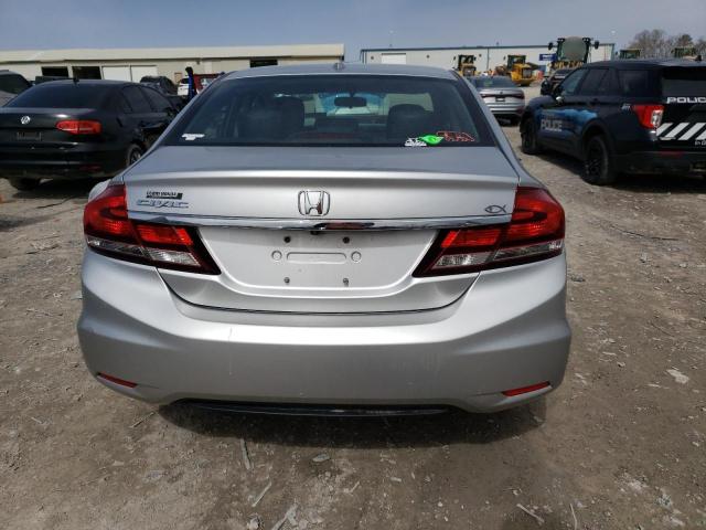 19XFB2F97FE079429 - 2015 HONDA CIVIC EXL SILVER photo 6