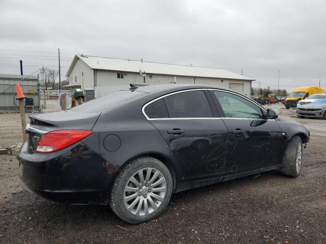 W04GP5EC7B1032798 - 2011 BUICK REGAL CXL BLACK photo 3