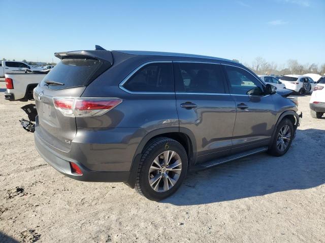 5TDKKRFHXFS083964 - 2015 TOYOTA HIGHLANDER XLE 灰色 照片 3