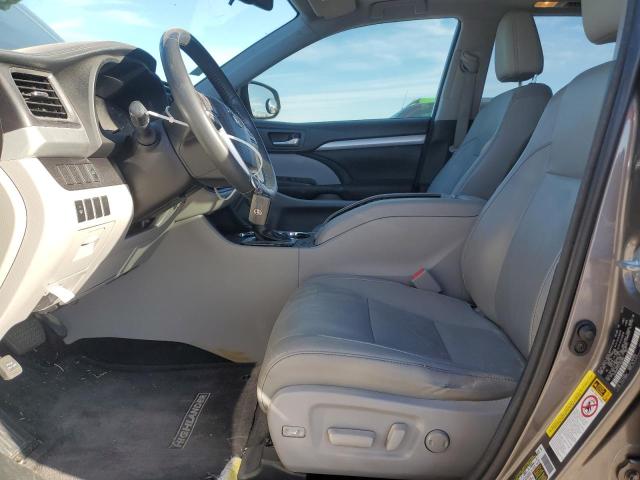 5TDKKRFHXFS083964 - 2015 TOYOTA HIGHLANDER XLE 灰色 照片 7