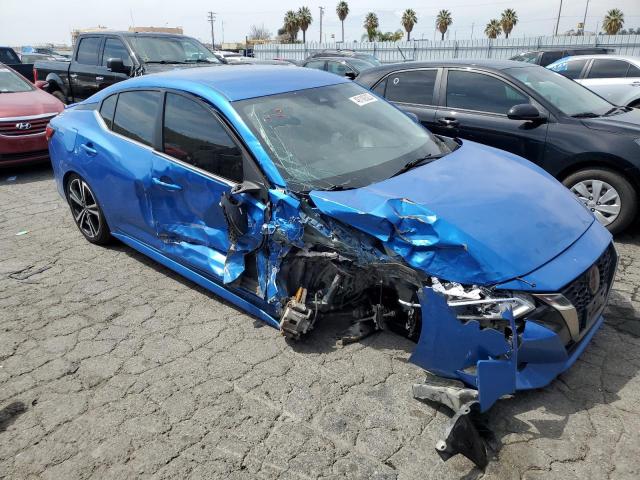 3N1AB8DV2LY303779 - 2020 NISSAN SENTRA SR BLUE photo 4