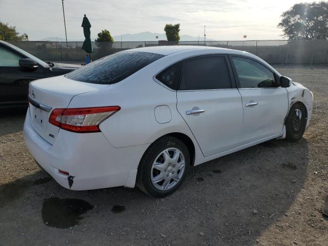 3N1AB7AP9DL788369 - 2013 NISSAN SENTRA S WHITE photo 3