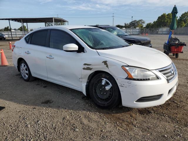 3N1AB7AP9DL788369 - 2013 NISSAN SENTRA S WHITE photo 4