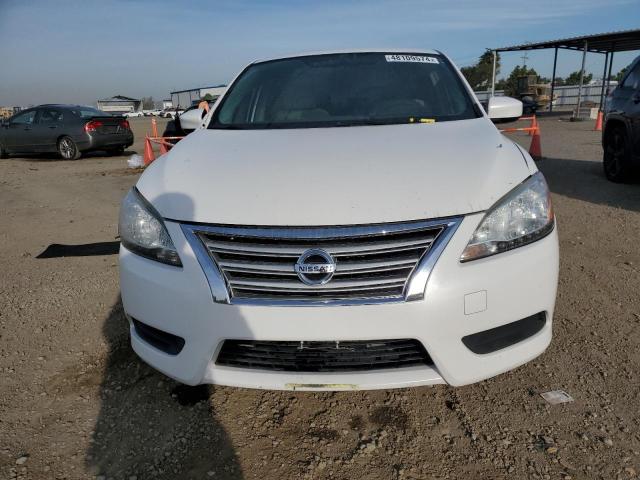 3N1AB7AP9DL788369 - 2013 NISSAN SENTRA S WHITE photo 5