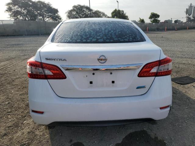 3N1AB7AP9DL788369 - 2013 NISSAN SENTRA S WHITE photo 6