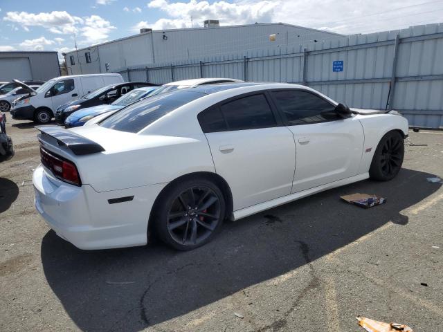 2C3CDXEJ9EH256348 - 2014 DODGE CHARGER SRT-8 WHITE photo 3