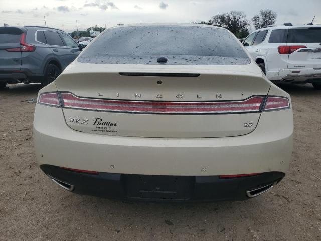 3LN6L2GK5FR616057 - 2015 LINCOLN MKZ CREAM photo 6