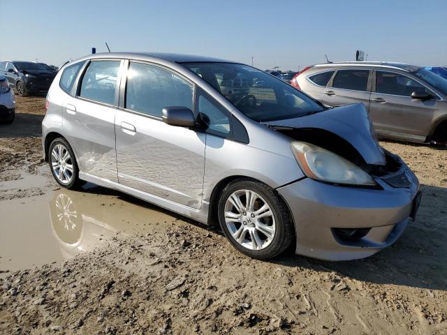 JHMGE88449S043245 - 2009 HONDA FIT SPORT SILVER photo 4