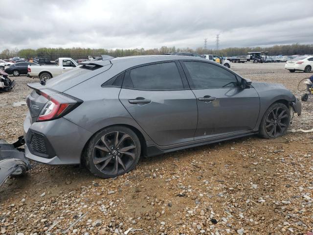 SHHFK7H99JU233179 - 2018 HONDA CIVIC SPORT TOURING GRAY photo 3