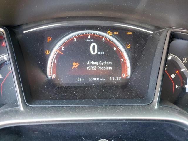 SHHFK7H99JU233179 - 2018 HONDA CIVIC SPORT TOURING GRAY photo 9