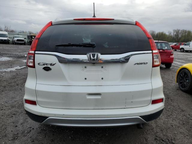 5J6RM4H78FL039652 - 2015 HONDA CR-V EXL WHITE photo 6