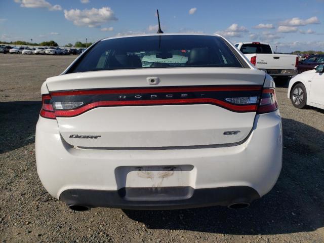 1C3CDFEB7FD122715 - 2015 DODGE DART GT WHITE photo 6