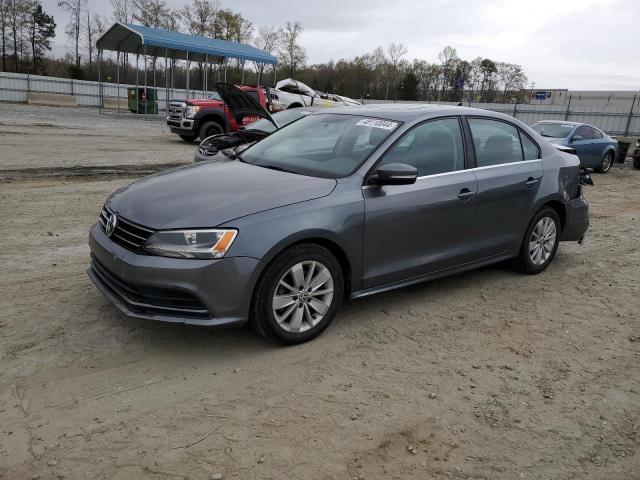 3VWLA7AJ8FM318140 - 2015 VOLKSWAGEN JETTA TDI GRAY photo 1