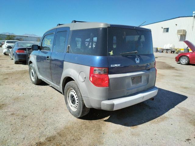 5J6YH18233L014558 - 2003 HONDA ELEMENT DX BLUE photo 3