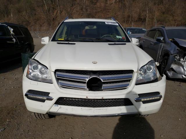 4JGBF7BE9CA797528 - 2012 MERCEDES-BENZ GL450 450 4MATIC WHITE photo 5