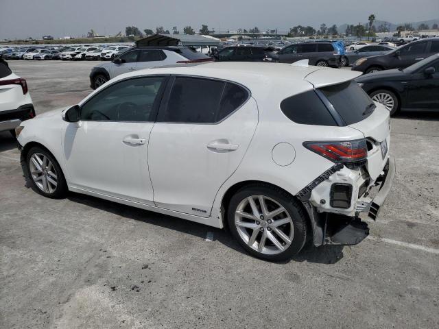 JTHKD5BH8E2185633 - 2014 LEXUS CT 200 WHITE photo 2