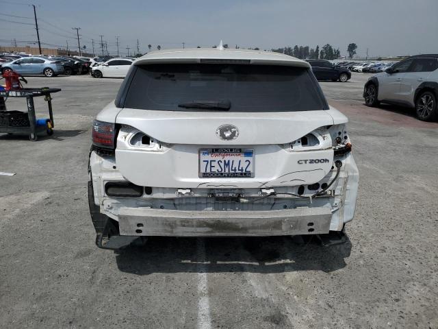 JTHKD5BH8E2185633 - 2014 LEXUS CT 200 WHITE photo 6