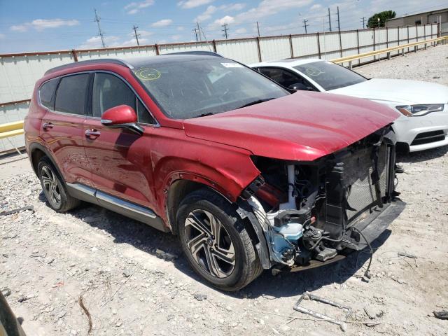 5NMS34AJ4MH339977 - 2021 HYUNDAI SANTA FE SEL RED photo 4