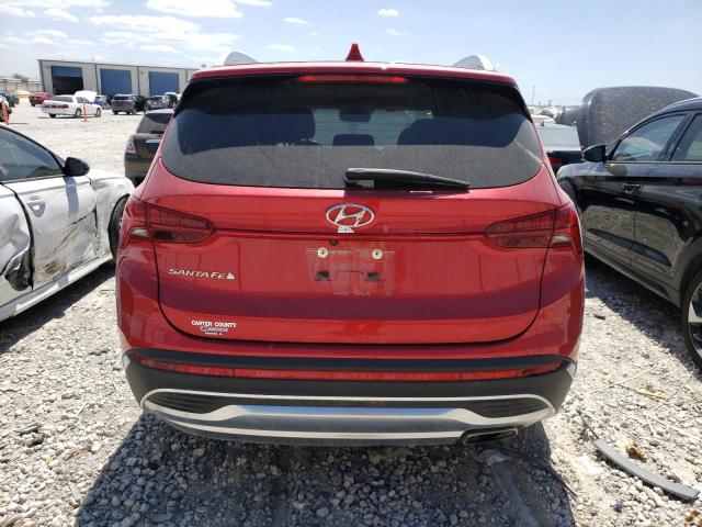 5NMS34AJ4MH339977 - 2021 HYUNDAI SANTA FE SEL RED photo 6