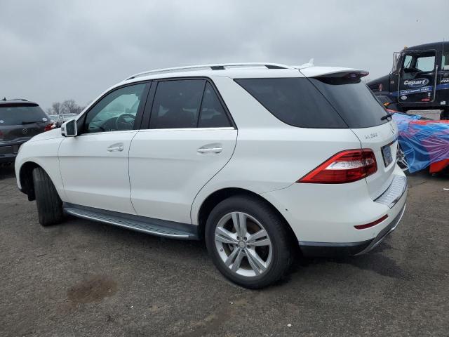 4JGDA5HBXFA523848 - 2015 MERCEDES-BENZ ML 350 4MATIC WHITE photo 2